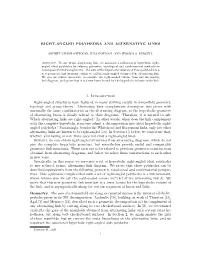 Right-Angled Polyhedra and Alternating Links