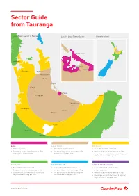 Sector Guide from Tauranga
