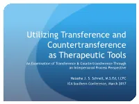 Utilizing Countertransference As a Therapeutic Tool