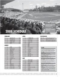 2008 SCHEDULESCHEDULE ACCS - ACC Select