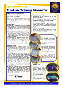 Brookside Primary Newsletter