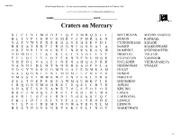 2D Mercury Crater Wordsearch V2