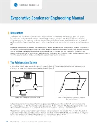 Evaporative Condenser Engineering Manual