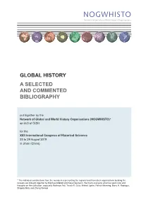Global History a Selected and Commented Bibliography