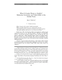 What If Granny Wants to Gamble? Balancing Autonomy and Vulnerability in the Golden Years