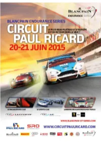 Blancpain Endurance Series Result List Bronze Test