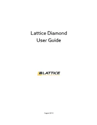 Lattice Diamond User Guide