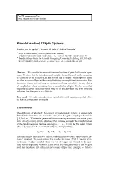 Overdetermined Elliptic Systems