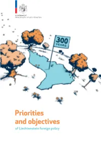 Priorities and Objectives of Liechtenstein Foreign Policy