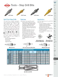 Tools – Step Drill Bits Info