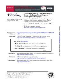 Paraneoplastic Pemphigus Renders the Lung a Target Organ in Ectopic