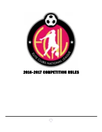 2016-2017 Competition Rules