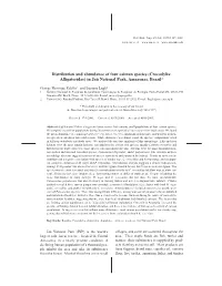 Distribution and Abundance of Four Caiman Species (Crocodylia: Alligatoridae) in Jaú National Park, Amazonas, Brazil*