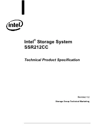 Intel Storage System SSR212CC