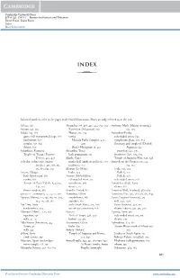 Italicized Numbers Refer to the Pages with Related Illustrations. Plates Are Only Referred to in the Text