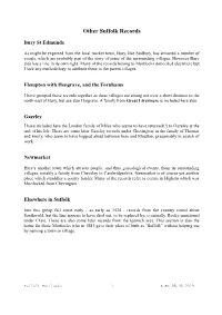 Other Suffolk Records