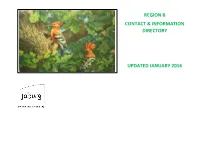 Region B Contact & Information Directory