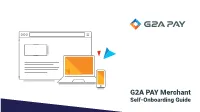 Self-Onboarding Guide CREATING ACCOUNT and STORE