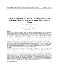 Celestial Navigation As a Kind of Local Knowledge of the Makassar Ethnic: an Analysis of Arena Wati’S Selected Works