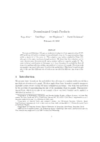 Derandomized Graph Products