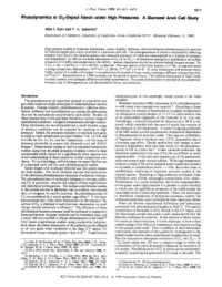 Doped Xenon Under High Pressures: a Diamond Anvil Cell Study