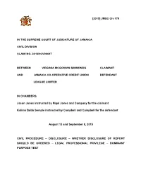 [2015] JMSC Civ 179