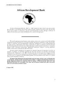 Information Statement