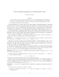 Notes Towards Homology in Characteristic One
