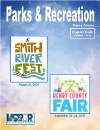 Download the Parks & Recreation Program Guide