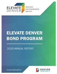 Elevate Denver Bond Program
