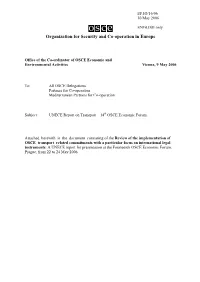 Organization for Security and Co-Operation in Europe