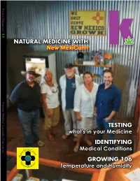 TESTING What's in Your Medicine IDENTIFYING Medical Conditions
