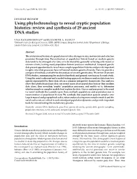 Using Phylochronology to Reveal Cryptic Population Histories: Review and Synthesis of 29 Ancient DNA Studies