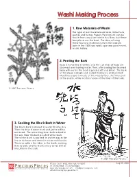 Washi Making Process
