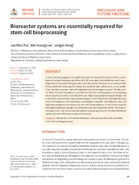 Bioreactor Systems Are Essentially Required for Stem Cell Bioprocessing