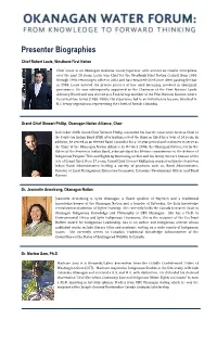 Presenter Biographies