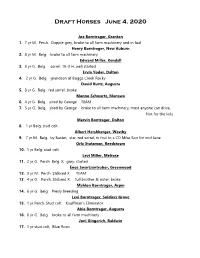 Draft Horses June 4, 2020