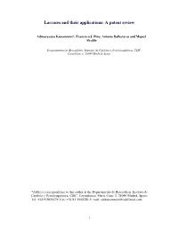 Laccases and Their Applications: a Patent Review