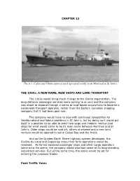 The Mv Cabot and Chimo