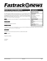 Board of Directors Minutes Contents