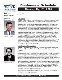 Conference Program and Biographies