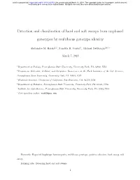 Detection and Classification of Hard and Soft Sweeps From