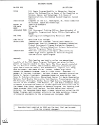 Ed 359 032 Institution Report No Pub Date Note Available