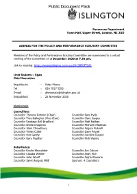 (Public Pack)Agenda Document for Policy and Performance Scrutiny