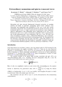Extraordinary Momentum and Spin in Evanescent Waves