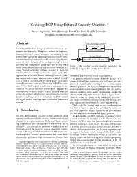 Securing BGP Using External Security Monitors ∗