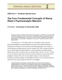 The Future of Marxist Theory: Slavoj Žižek's Psychoanalytic