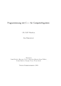 Cpp-Skript SS18.Pdf