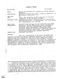 Legibility of the Originaldocumen Available-From Other Sources-ERIC