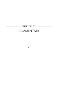 Chapter Five. COMMENTARY